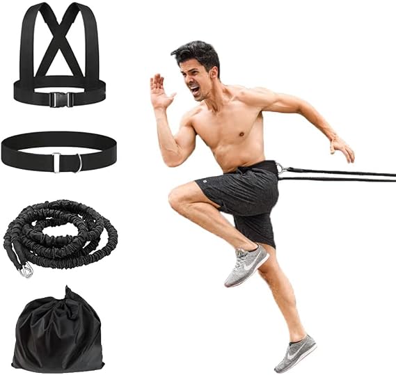 Speed Training Equipment Resistance Football Explosive Training Set | Help to Improve Power, Agility, Strength Track and Field Basketball Volleyball Baseball Multi-Directional Physical Equipment