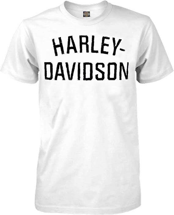 Harley-Davidson Men's T-Shirt, Heritage Distressed Short Sleeve, White 30294029
