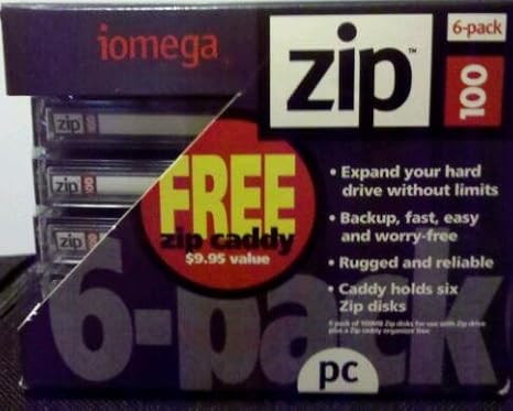 Iomega - 6 x ZIP - 100 MB - PC - storage media
