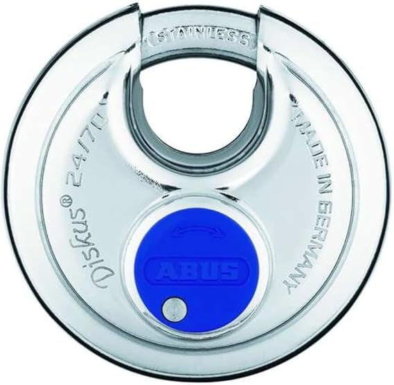 ABUS 24IB/70 Diskus Storage Padlock with 2 Keys for Outdoor, Storage
