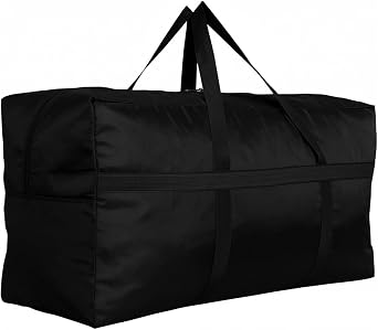 DoYiKe Extra Large Storage Duffle Bag with Zippers and Handles, Big Foldable Duffle Bag for Travel