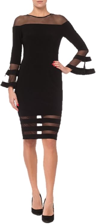Joseph Ribkoff Black Dress Style 183417 - Fall 2018 (10)