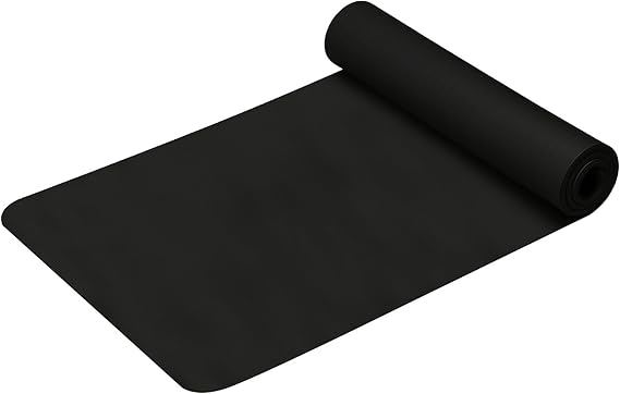 Yoga Mat 1/5 Inch Thick Anti-Tear Non Slip High Density Exercise Yoga Mat with Carrying Strap Hot Yoga Mat for Pilates, Stretching, Floor, Gym, Home Yoga, Workouts, Fitness