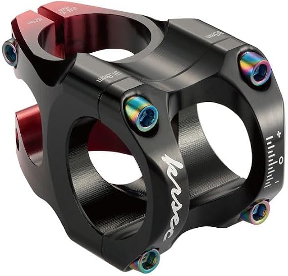 KRSCT 31.8 Bike Stem Mountain Bike Stem, 35mm Short Handlebar MTB Stem Bicycle Stem Adjustable Short Handlebar Stem for Road Bike E Bike XC BMX Folding Bike