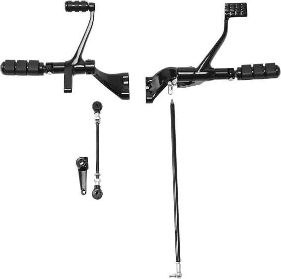 Motorcycle Pegs, SLMOTO Forward Controls Foot Pegs Levers Linkages Fit for Harley Sportster XL 883 1200 Iron Sportster XL 883 XL 1200 2004-2013