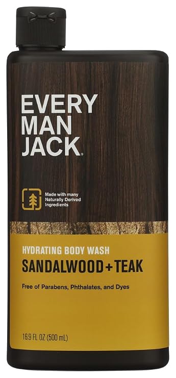 Every Man Jack, Body Wash Sandalwood, 16.9 Fl Oz