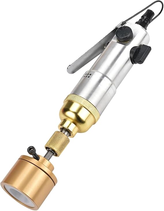 Pneumatic Capping Machine, Handheld Bottle Screw Cap Tightener, Adjustable Speed Plastic Bottle Sealing Tool with Forward and Reverse Design, Torque 40kg/f.cm for 10-50mm Bottle Cap