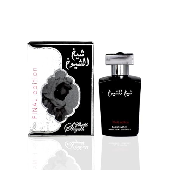 Lattafa Sheikh Al Shuyukh Final Edition Eau de Parfum Spray for Men, 3.4 Ounce