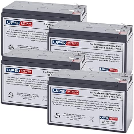 12V 7AH Replacement Battery Set for SHAOXING HUITONG 6-DW-7-4 Pack