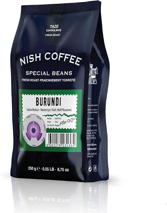 Nish Filtre Kahve Burundi 250 Gr - Öğütülmüş