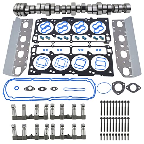 MDS Lifters Camshaft Kit Replacement for 2009-2018 Chrysler 300 Jeep Grand Cherokee Dodge Charger Challenger Durango 5.7L V8 HEMI 53022372AA 53021726AD 53021726AE NICEKE