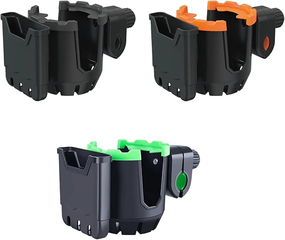 Microcase Bisiklet Bebek Arabası için Şişe Biberon Bardak ve Telefon Tutucu - AL2816 (Siyah)