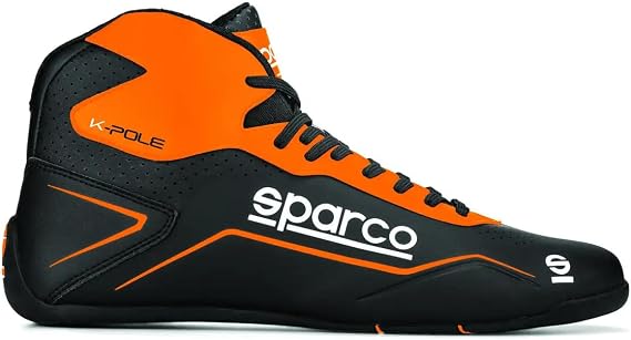 Sparco K-Pole Karting Shoe 001269 (Size: 41, Black/Orange)