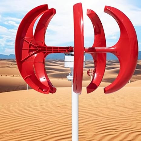 15000W Wind Turbine Generator - 5 Blades Vertical Wind Turbine with Controller for Terrace, Chalet, Fishing Boat, Motor Home - Efficient 20000W Power Output