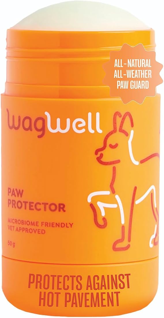 WagWell Paw Protector, Lick-Safe Dog Paw & Nose Balm for Hot Pavement