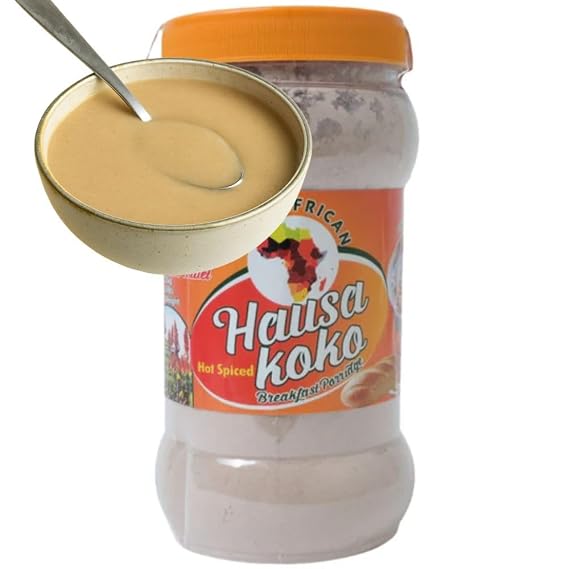 African Delights Hausa Koko, Millet & Corn Porridge Mix, Spicy, Pack of 1