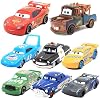 6 Pcs Car Toys, Car Movie Die-cast Toy Car Set, 1:55 Ratio, Birthday Gifts for The Kids 6 Pieces