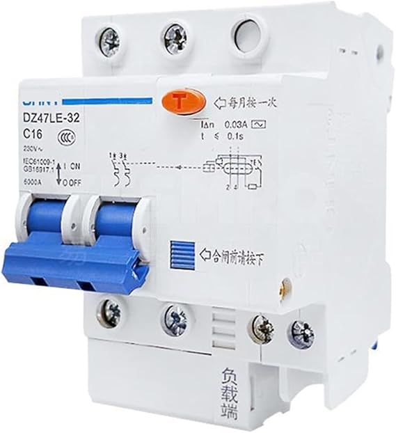 DZ47LE-32 Residual Current Operated Circuit Breaker DZ47LE-32 2P C20 30mA