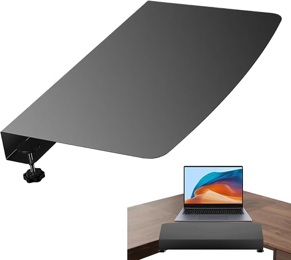 Desk Corner Extender Tray Adapter Holder L Desk Extension