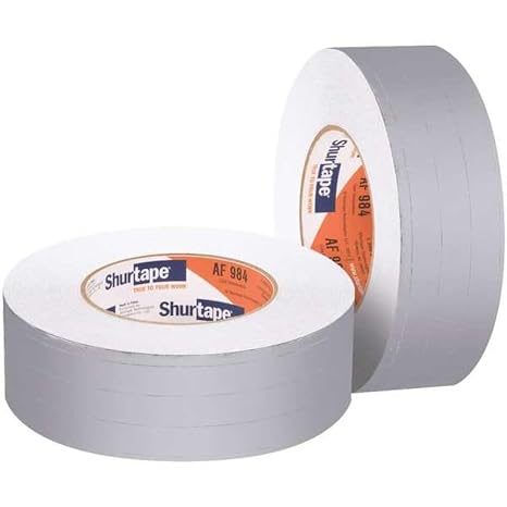 Shurtape AF 984CT Cold Temperature Foil/Scrim/Kraft Tape, 72mm x 46m, Silver, 1 Roll (232036)