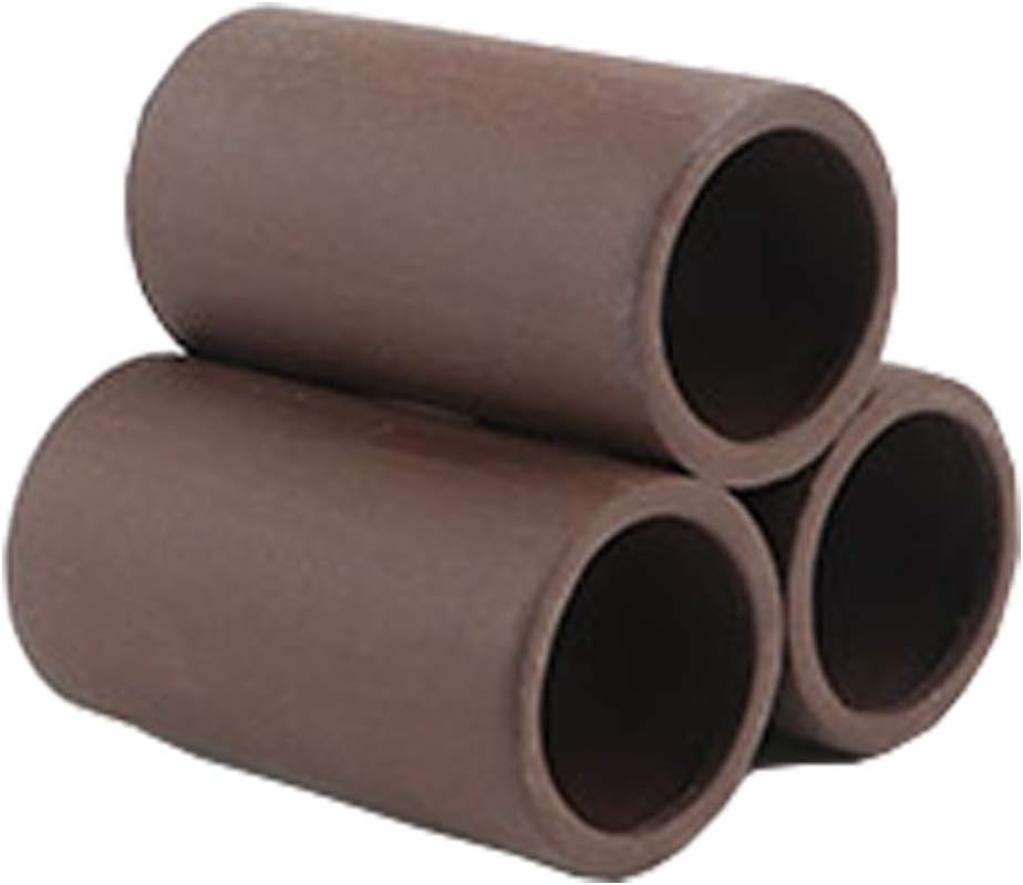Norgail Handmade Brown Ceramic Shelters - Shrimp Habitat, Breeding Tube, Hiding cave - Hideaway Pipes Reduce Stress, Encourage spawning - Decorative Aquarium Accessories 1PCS Small