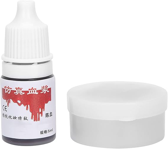 Fake Blood Fake Blood Capsules Halloween Make-Up Blood Costume Cosplay Prop Party Trick Accessories for Theatre and Costume Halloween Zombie and Monster Dress Up