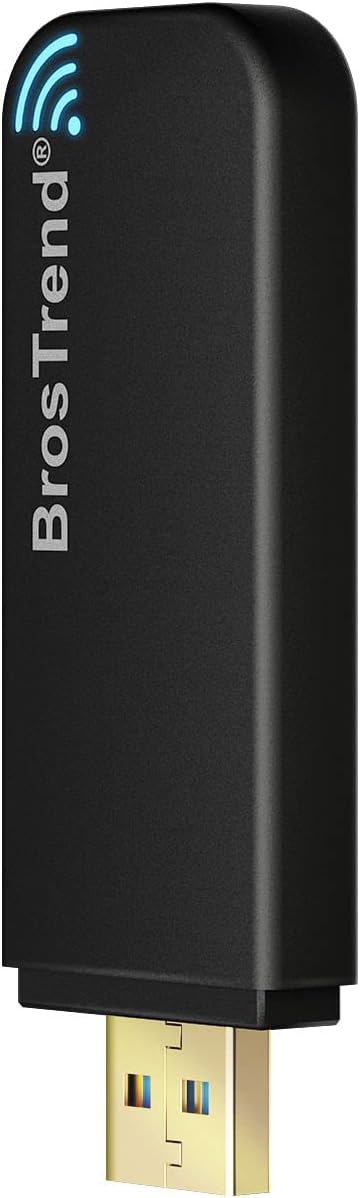BrosTrend AC1200 Linux WiFi Adapter for PC Compatible with Ubuntu Mint Kali
