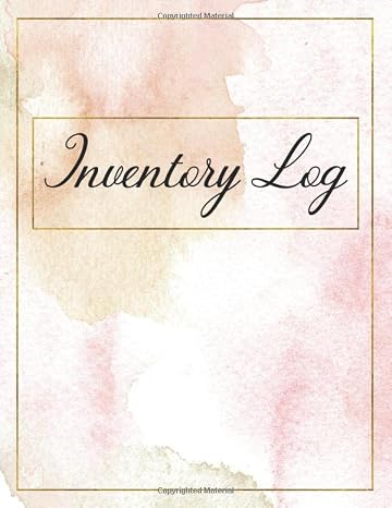 Inventory Log: Inventory Log Book For Small Business