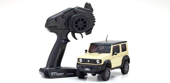 Kyosho 1/28 Mini-Z 4 Wheel Drive Jimny Sierra RTR 8 AAA Batteries not inlcuded Ivory KYO32523IV