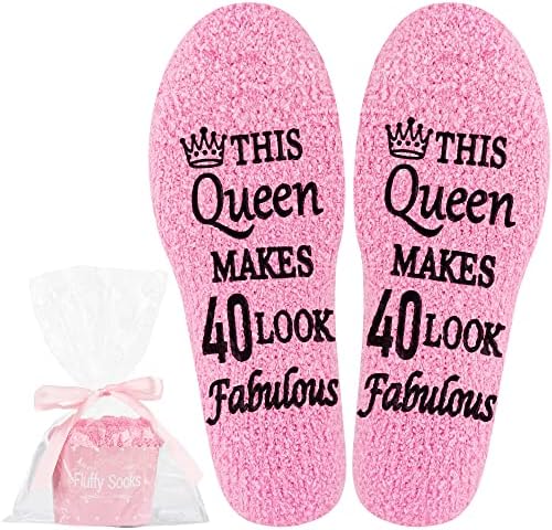 Jeasona Birthday Gifts for 18 Year Old Girl 13 16 Teenage 21st Fuzzy Socks
