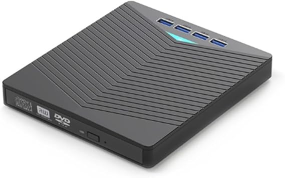 External Blu-ray Drive, Read/Write Compatible Blu-ray Burner, DVD Burner, Blu-ray Player