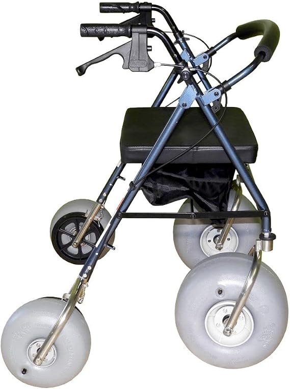 Beach Walker Petite Aluminum All Terrain Beach Sand Mobility Walker