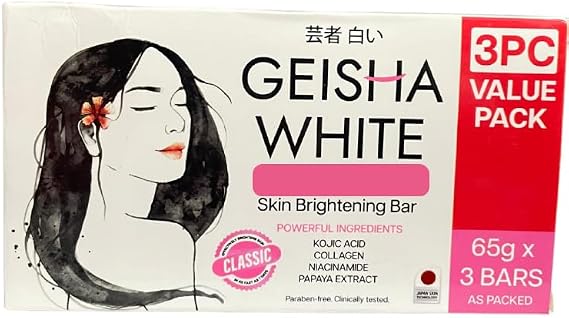 Geisha White Skin Brightening Bar Soap CLASSIC Authentic