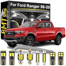 BMT xms LED Interior Light Kit Replacement for FORD Ranger T6 T7 1998 1999 2000 2001 2002 2003 2004 2005 2006 2007 2008 2009 2010 to 2020, Super Bright 6000K White