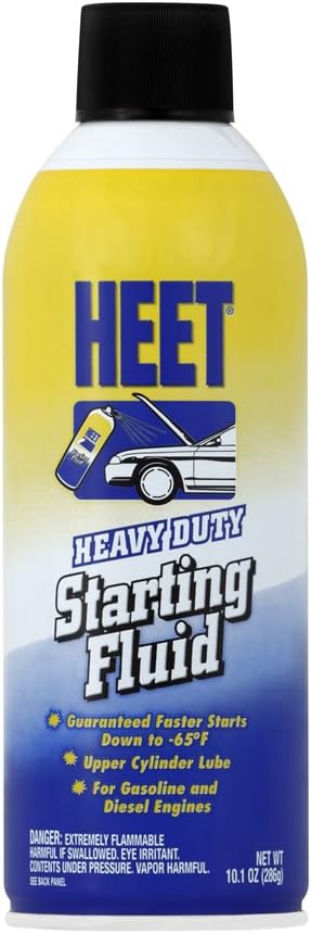 HEET SA16-12-12PK Starting Fluid, 10.1 av. oz. (Pack of 12)
