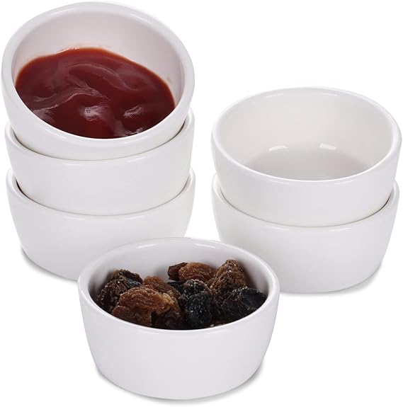 Mini Ramekins 1.5 oz Set of 6 (White)