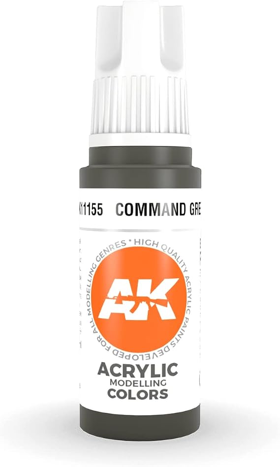 AK Interactive 3rd Gen Acrylic Command Green 17ml