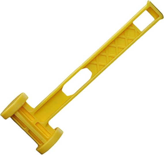 Ultralight PE Camping Hammer with Stake Puller Hole, Multifunctional Portable Tool for Tent Stakes, Comfort Grip, Durable No Scratch Design-Tool for Hiking, Mountaineering, Beach
