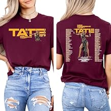 Tate.McRe.e Mis.Posse.ssive Music Tour T-Shirt with Concert Dates & Graphic Print, Short Sleeve Casual Fan Shirt