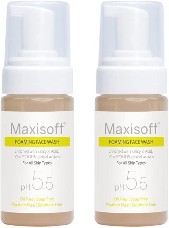 LOGY Anti Acne & Anti Pimple Foaming Face Wash (100 ml) | with Salicylic Acid 1.2% & Tea Tree Oil | Oil Free Salicylic Acid Face Wash | Paraben Free | Soap Free (100 ml - Pack of 2)