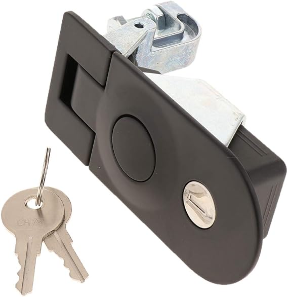 Compression/Lever Lock Heavy Duty Door Lock with 2 Keys for RV Marine