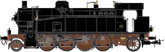 Rivarossi HR2956S FS, steam locomotive Gr. 940, oil lamps, ep. III, with DCC sound decoder model RailwayLoco - Steam