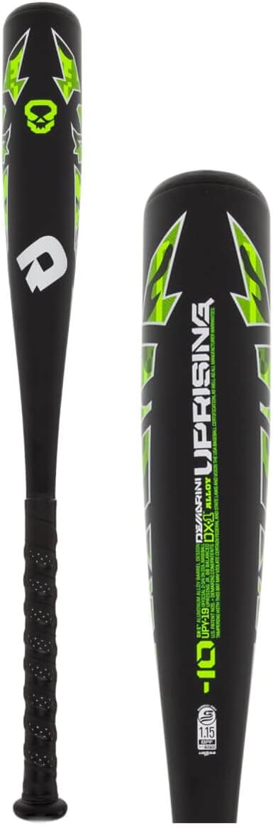 DeMarini 2019 Uprising Junior Big Barrel (-10) 2 3/4" Senior League Baseball Bat