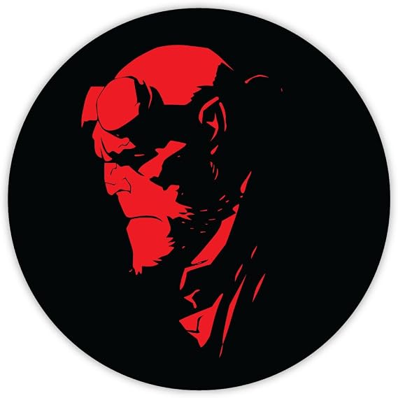 HELLBOY LOGO sticker decal 4" x 4"