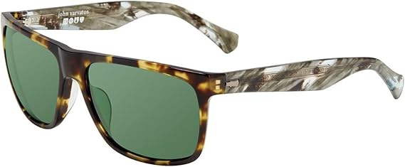 John Varvatos Men's V543 Rectangular Sunglasses