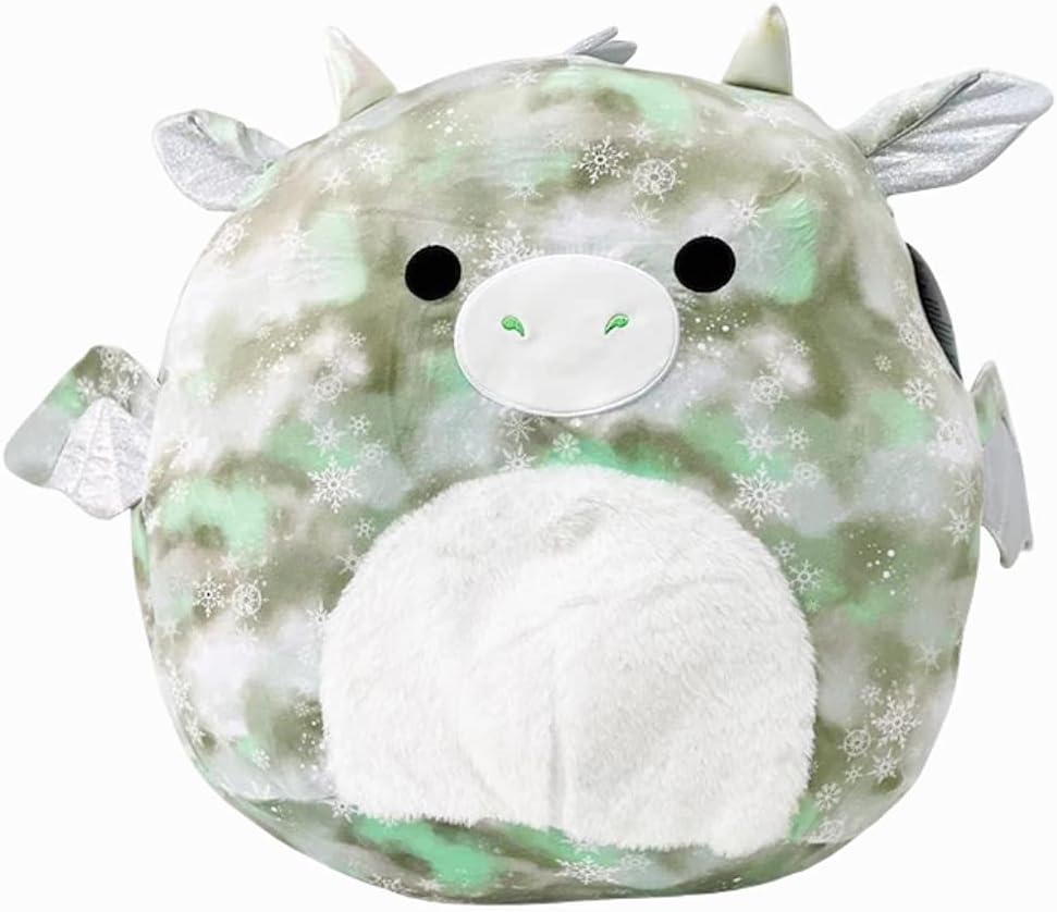 Squishmallow Official Kellytoy Will 16 Inch Dragon Tie Dye Squishy Plush Toy Animal