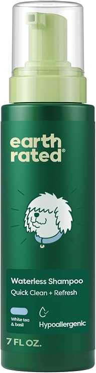 Earth Rated Waterless Shampoo & Conditioner, White Tea & Basil, 7 oz