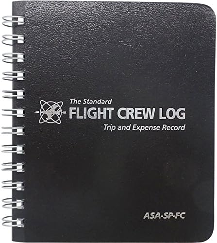 ASA Flight Crew Logbook 3.375 X 4.25, 112pgs