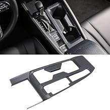 Interior Trims Gear Shift Panel Center Console Cup Holder Cover Frame Accessories for Honda Accord 2023 2024 2025 (Carbon Fiber Print)