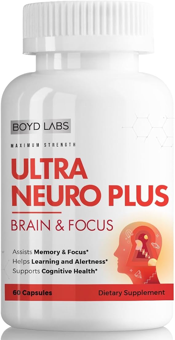 Ultra Neuro Plus Brain & Focus Formula - 60 Capsules (1)